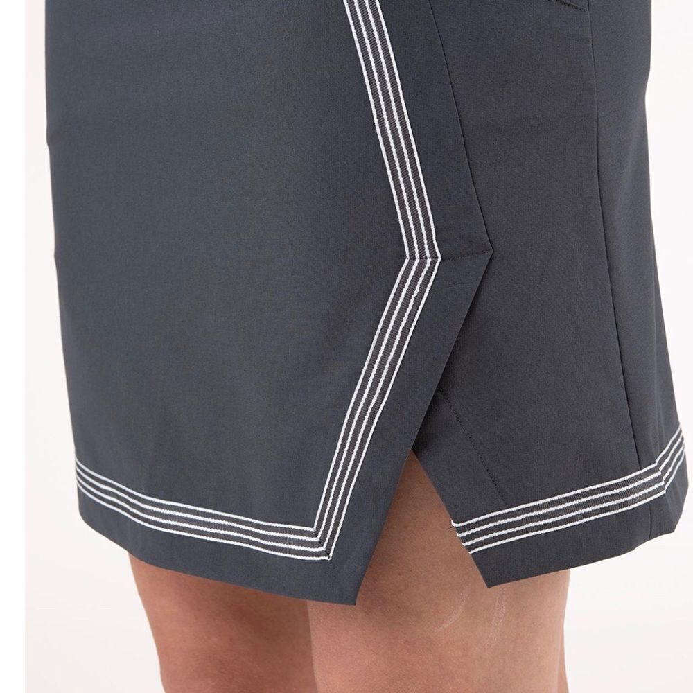 NVO Womens Skort Size‎ 10 Charcoal Gray NWT